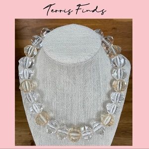 Vintage Plastic Statement Necklace